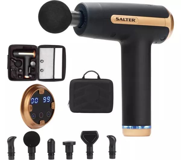 SALTER EE6817BLKSTKEU7V2 Premium Massage Gun - Black