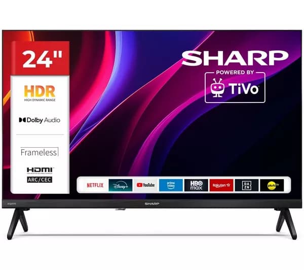 SHARP 1T-C24HE2245IB 24" Smart HD Ready HDR LED TV