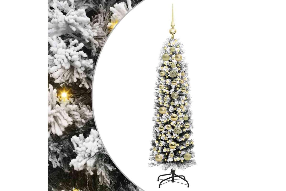 Vidaxl Artificial Christmas Tree With 150 Leds With Stand Green 150 Cm