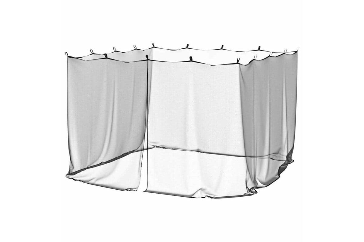 Vidaxl Mosquito Net For Outdoor 220 Mesh Black 300x300x200 Cm