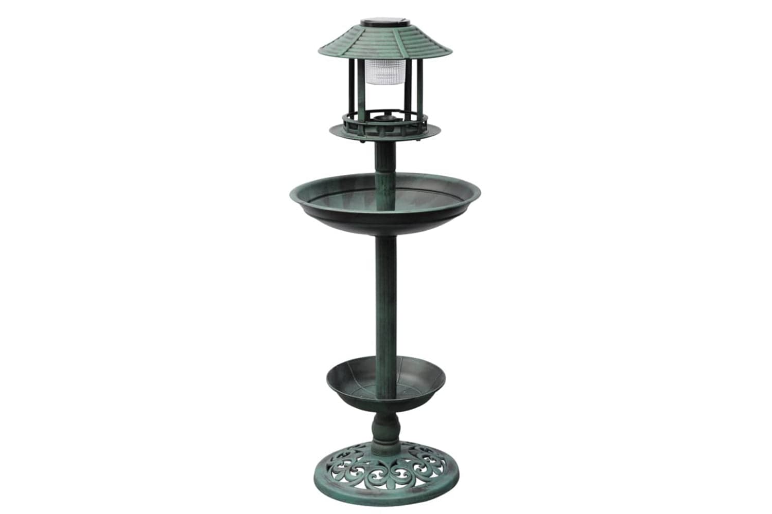 Vidaxl 40537 Bird Bath/ Feeder With Solar Light