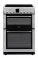 Belling 60cm Freestanding Electric Multifunction Double Oven - Stainless Steel | BFSE62MFIX