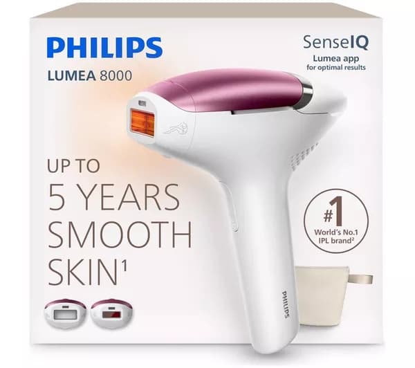 PHILIPS Lumea 8000 Series BRI874/02 IPL Hair Removal Device - White