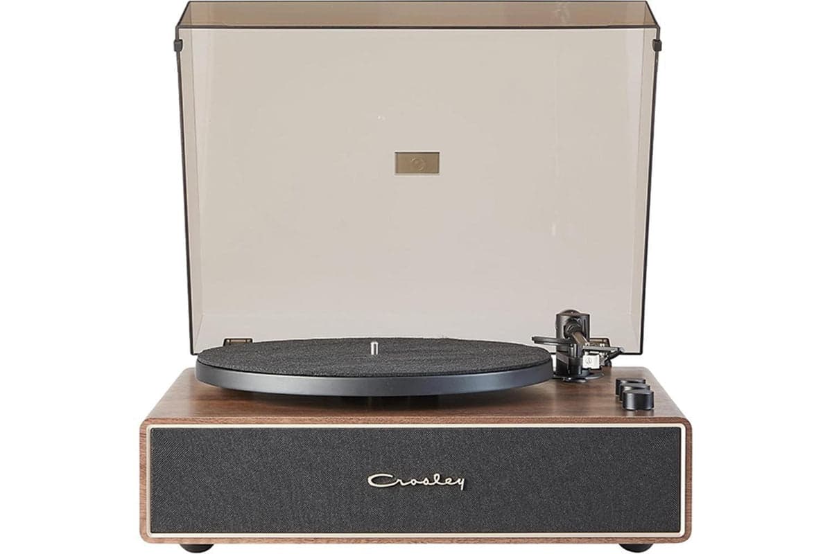 Crosley Stave Record Player Turntable | Bluetooth | Walnut | 2-Speed