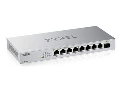 ZYXEL - XMG-100 Series XMG-108 - Switch - unmanaged - unmanaged - 8 x 100/1000/2.5G + 1 x Gigabit SFP / 10 Gigabit SFP+ - desktop, wall-mountable