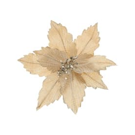 Poinsettia Clip On Tree Decoration 26cm