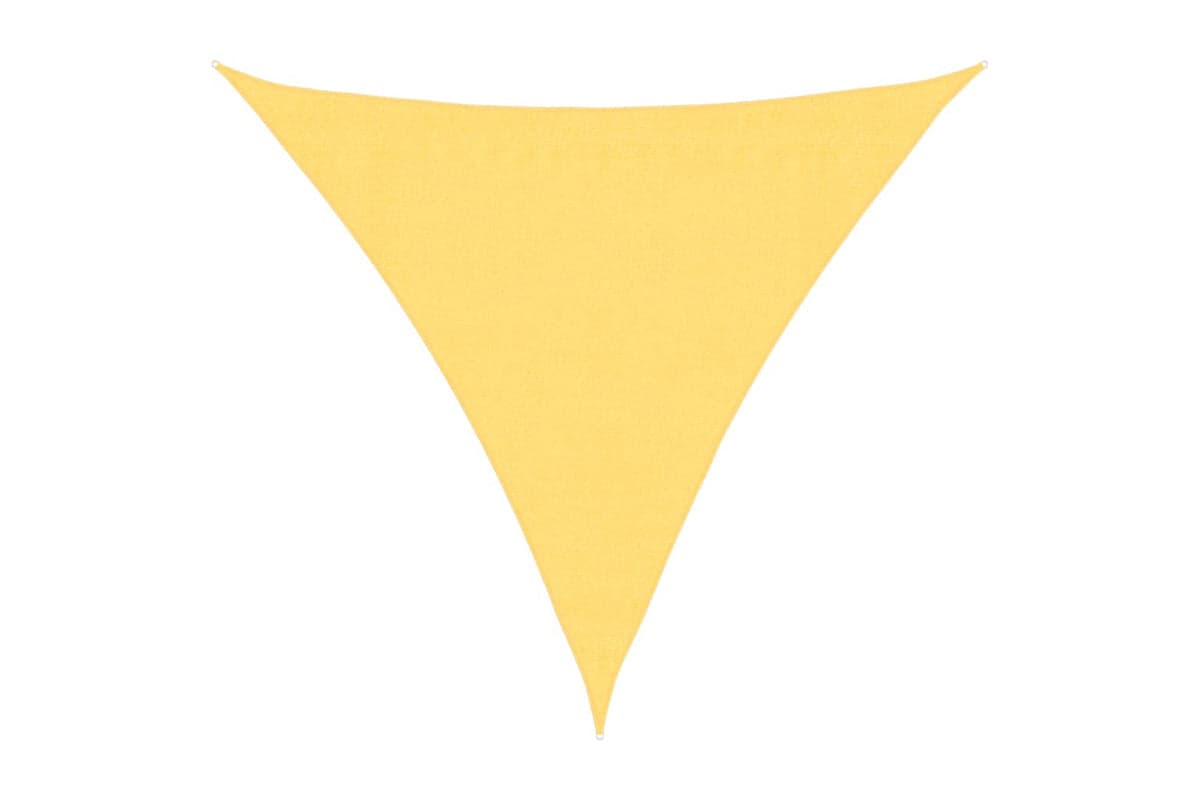 vidaXL 42285 Sunshade Sail Hdpe Triangular 3.6x3.6x3.6 M Beige