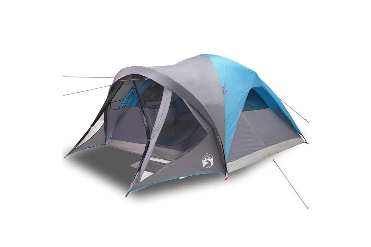 Vidaxl Family Tent Tunnel 6-person Blue Waterproof