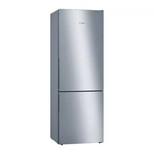 BOSCH 201 X 70 CM LOW FROST SERIES 6 FREE-STANDING FRIDGE-FREEZER WITH FREEZER AT BOTTOM STAINLESS STEEL