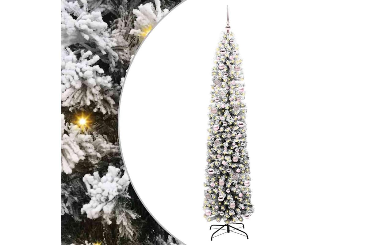 Vidaxl Artificial Christmas Tree With 300 Leds With Stand Green 240 Cm