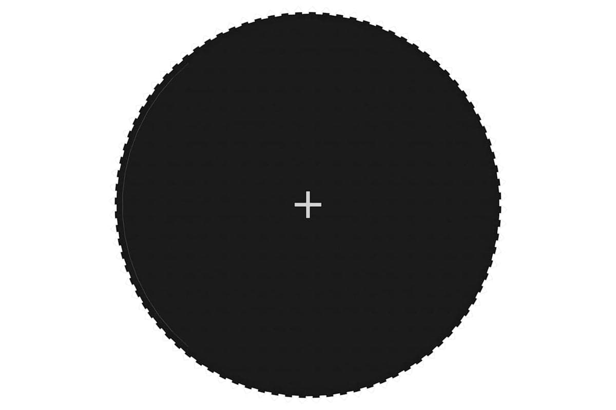 vidaXL 92407 Jumping Mat Fabric Black For 15 Feet/4.57 M Round Trampoline