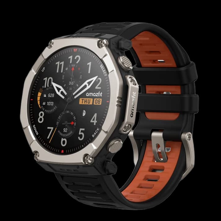 Amazfit T-Rex Ultra 2 51MM Smart Watch - Black Magma | 146-W2550GL2N
