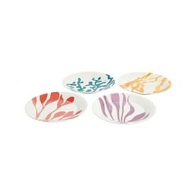 1815 Bright Mixed Pattern Plate 24cm, Set of Four