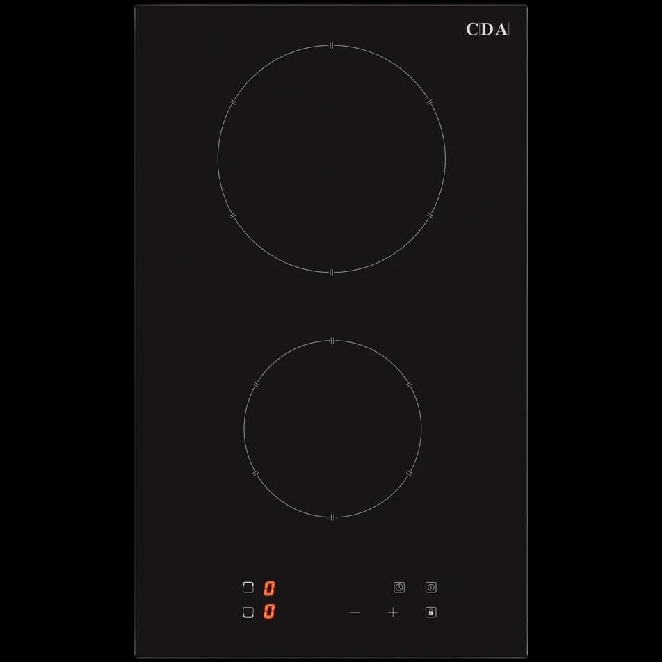 CDA Domino 28CM 2 Zone Induction Hob - Black | HN3615FR