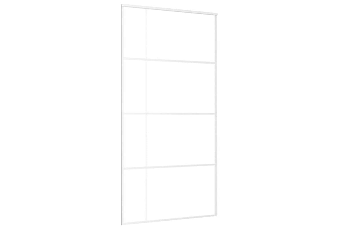 Vidaxl 151688 Sliding Door Esg Glass And Aluminium 102.5x205 Cm White