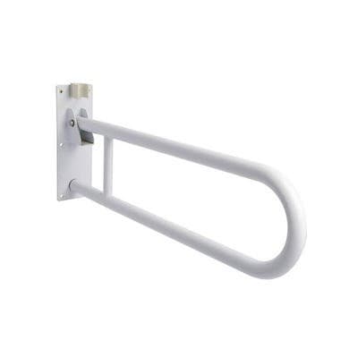 White Folding Grab Rail 850 x 300mm- Croydex
