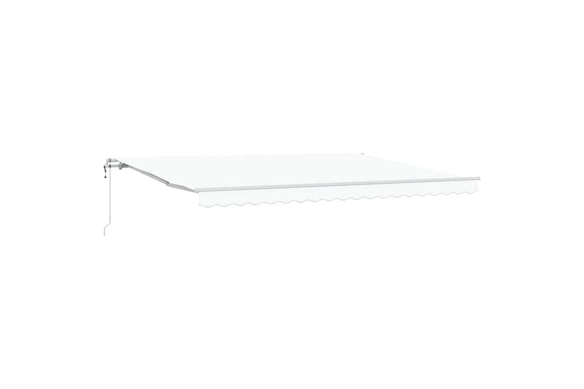 Vidaxl Retractable Awning 450 X 300 Cm White