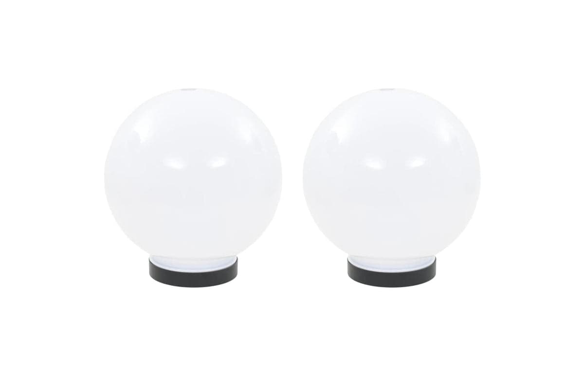 vidaXL 50654 Led Bowl Lamps 2 Pcs Spherical 20cm Pmma