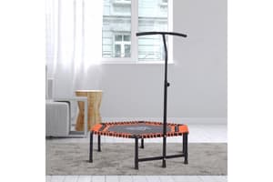 Homcom A93-037 Fitness Mini Trampoline | Black/Orange