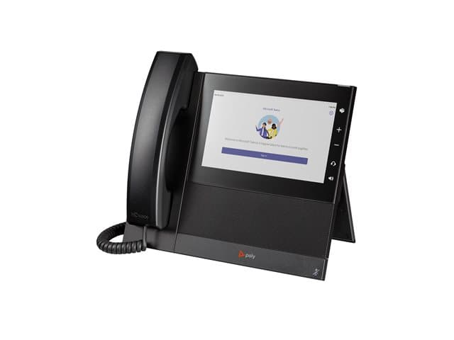 HP - Poly CCX 600 - For Microsoft Teams - VoIP phone with caller ID/call waiting - SIP, RTP, RTCP - 24 lines - black