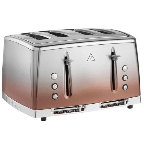 RUSSELLHOBBS 4 SLICE 4 SLOT ECLIPSE TOASTER SUNSET COPPER