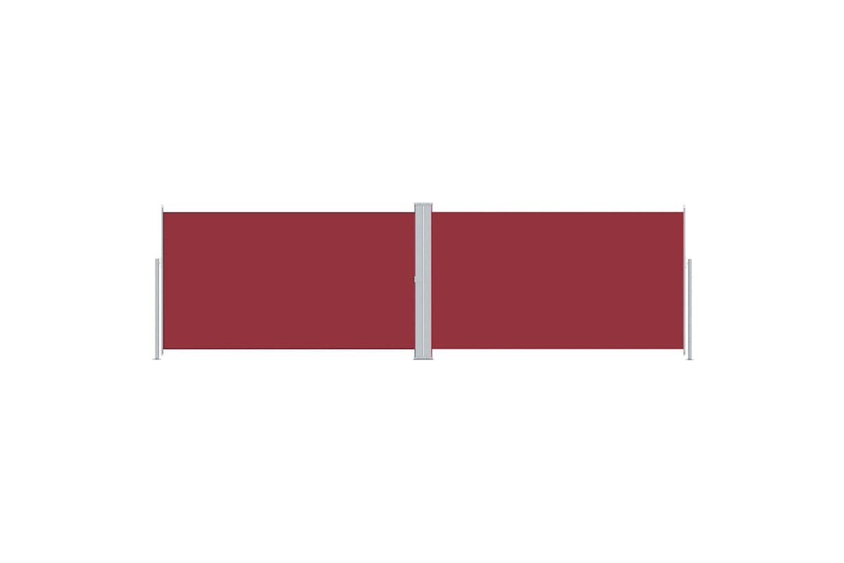 vidaXL 318005 Retractable Side Awning Red 180x600cm