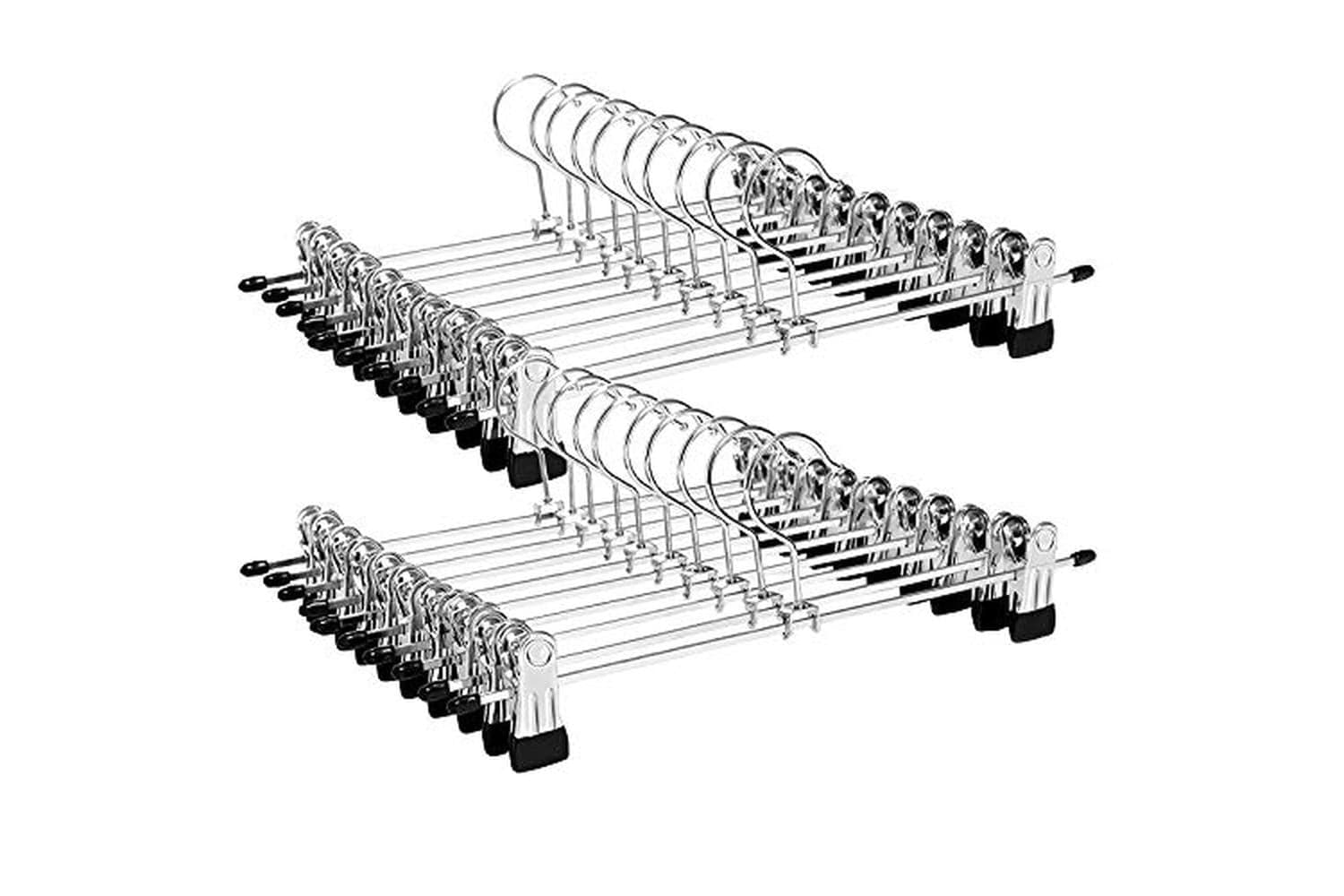 Songmics CRI003-20 Metal Trouser Hangers 20 Pieces