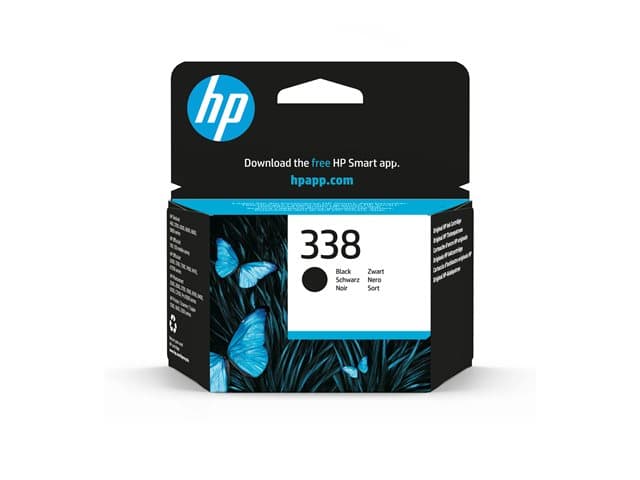 HP - 338 - black - original - ink cartridge