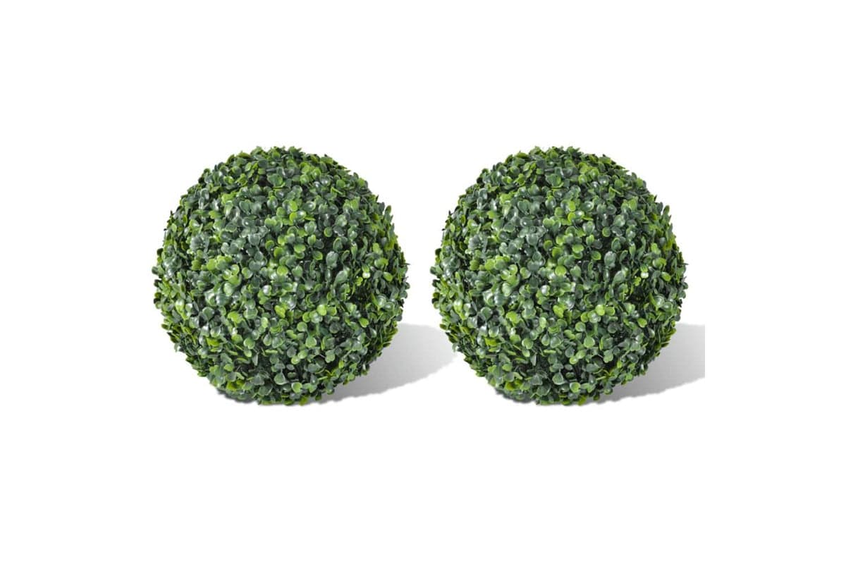 Boxwood Ball Artificial Leaf Topiary Ball 35 Cm 2 Pcs
