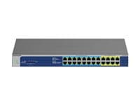 NETGEAR - GS524UP - Switch - unmanaged - 8 x 10/100/1000 (PoE+) + 16 x 10/100/1000 (PoE++) - desktop, rack-mountable - PoE++ (480 W) - AC 100 - 230 V