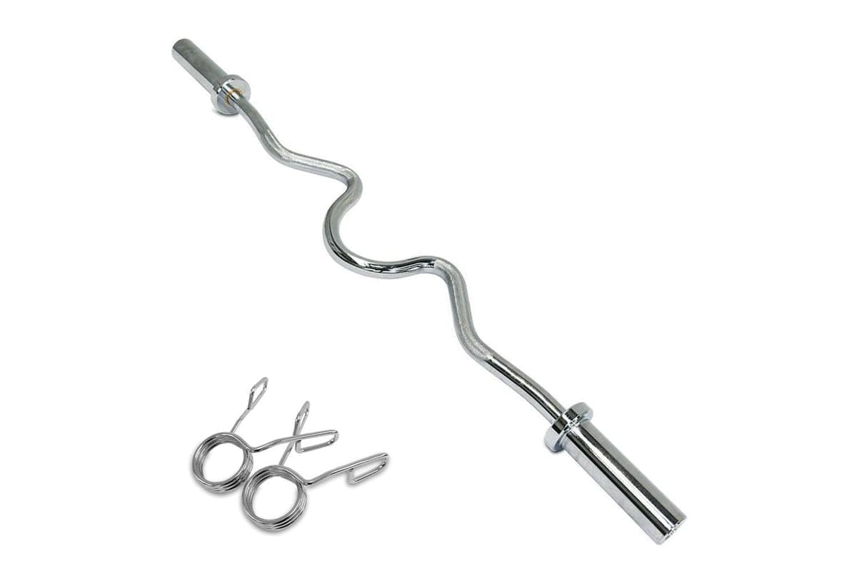 Monstershop Body Revolution Olympic Super Curl EZ Barbell Bar