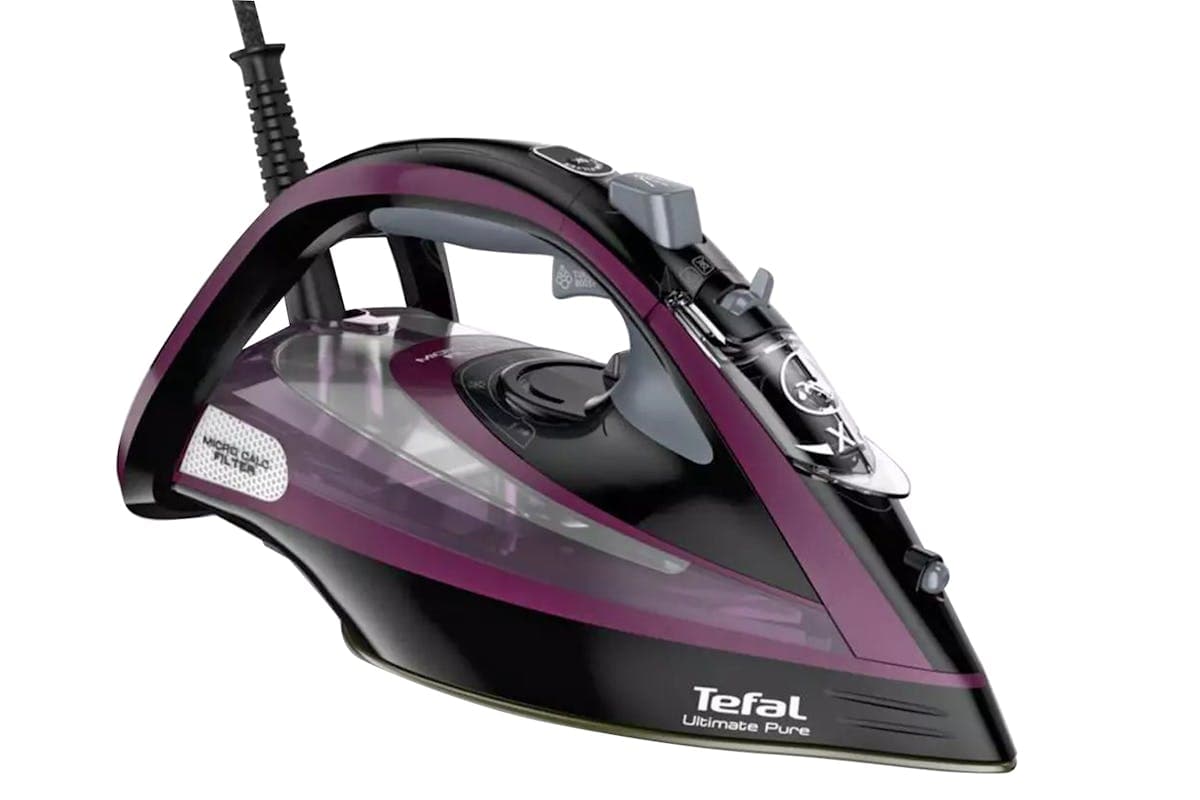 Tefal 3000W Ultimate Pure Steam Iron | FV9830 | Black/Purple