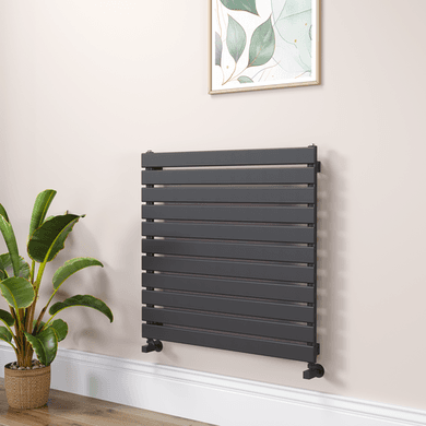 Riace Linea Midnight Black Flat Designer Radiator