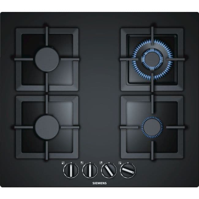 Siemens iQ500 Gas Hob 60cm Hard Black Glass | EP6A6HB20