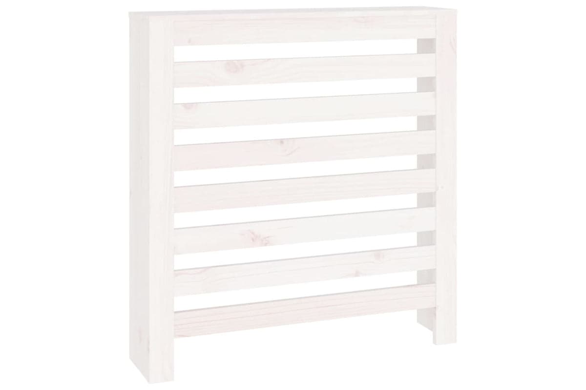 vidaXL 822592 Radiator Cover White 79.5x19x84cm Solid Wood Pine