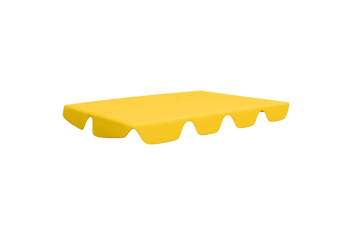 Vidaxl Replacement Canopy For Garden Swing Yellow 150/130x105/70 Cm