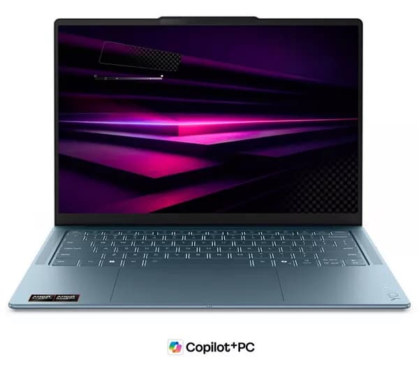 LENOVO Yoga Slim 7 14" Laptop, Copilot+ PC - AMD Ryzen AI 7, 1 TB SSD, Teal
