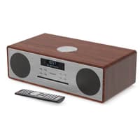Majority Oakington DAB/FM Radio Music System with CD, Walnut | OAK-CDAB-WAL