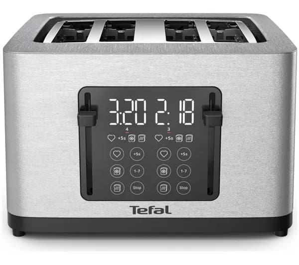 TEFAL Selection TF650DG0 4-Slice Toaster - Silver