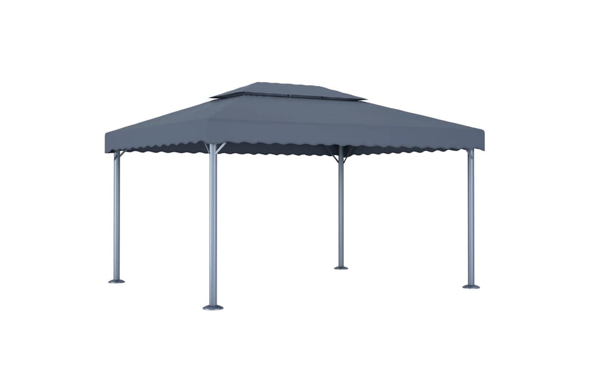 vidaXL 48063 Gazebo 400x300cm Anthracite Aluminium