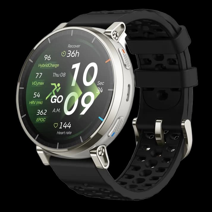 Amazfit Active 3 Premium 45MM Smart Watch - Apex Silver | 146-W2558GL1N