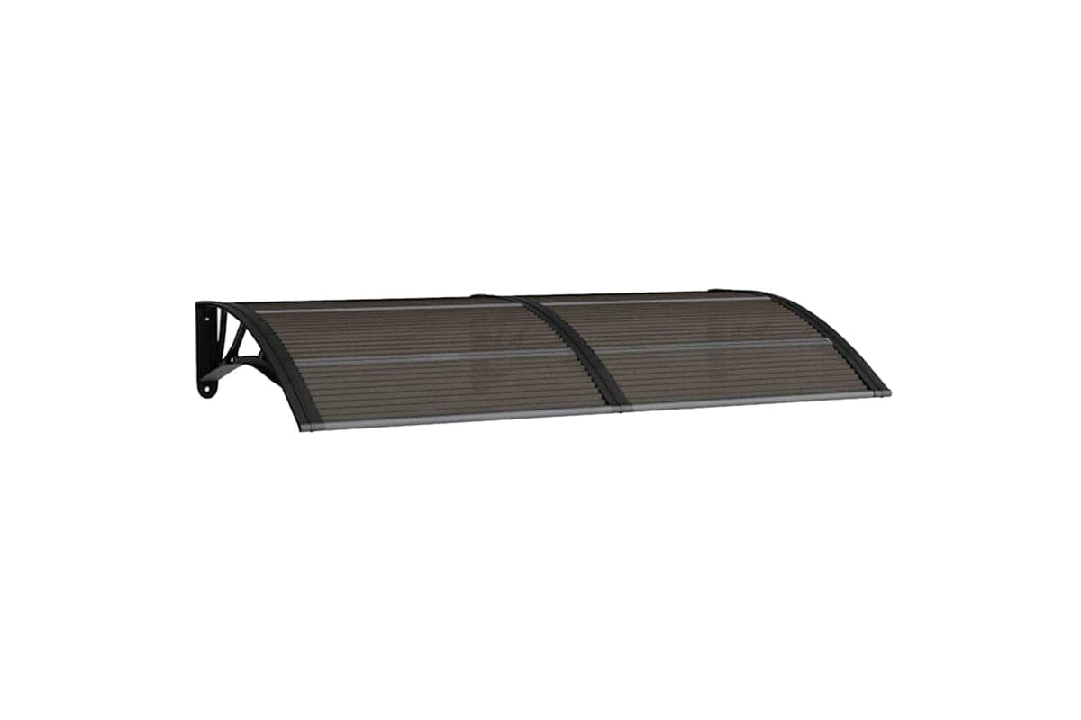 vidaXL 153582 Door Canopy Black 150x80cm Polycarbonate