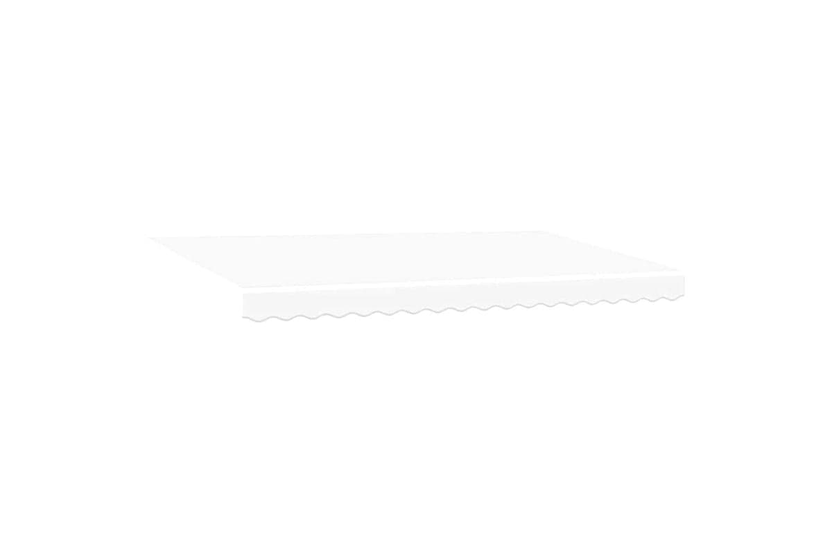 Vidaxl Retractable Awning White 400 X 200 Cm Polyester And Aluminium