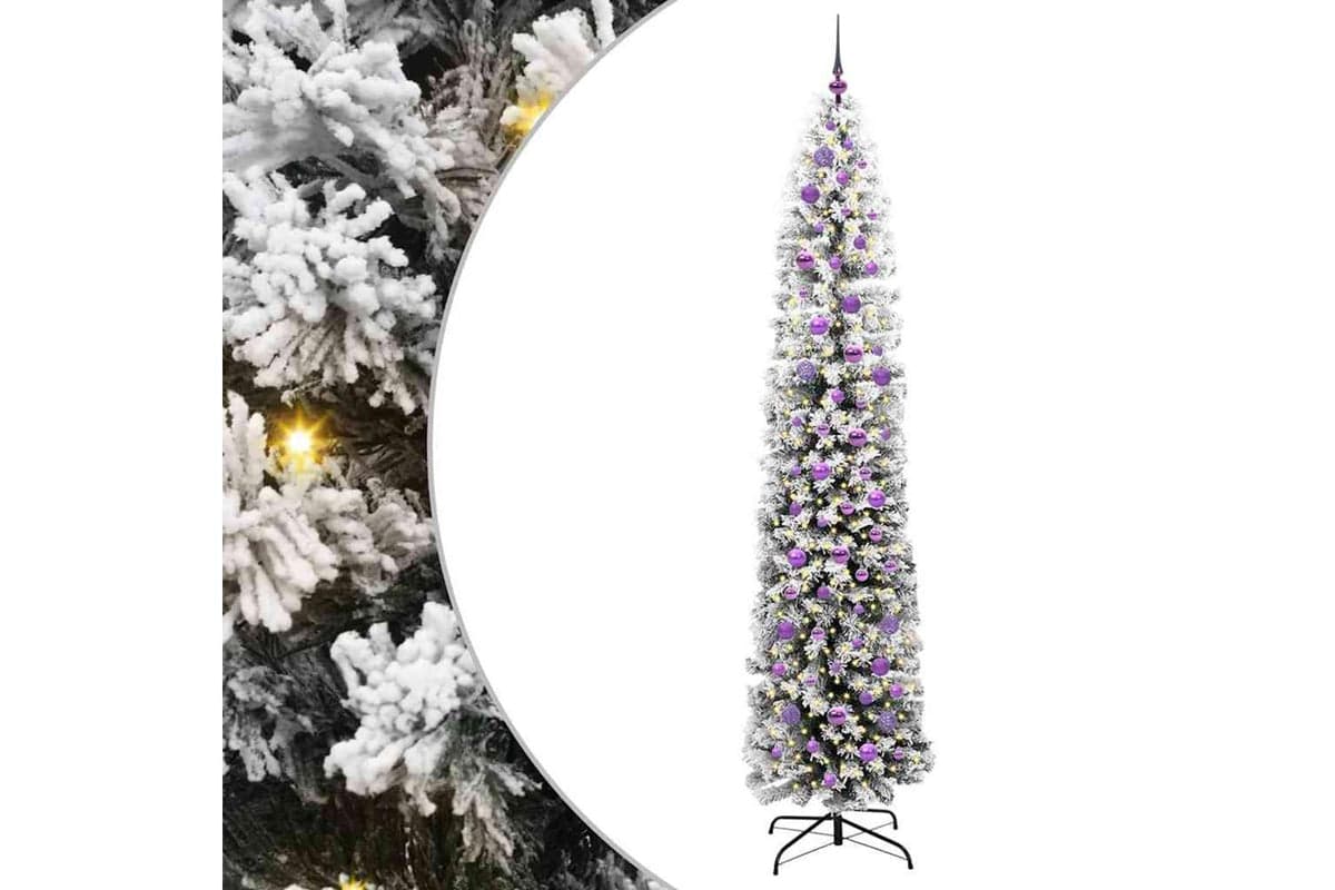 Vidaxl Artificial Christmas Tree With 300 Leds With Stand Green 240 Cm