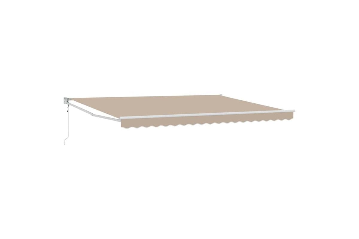 Vidaxl Awning Retractable Beige 45 X 3 M Polyester And Metal