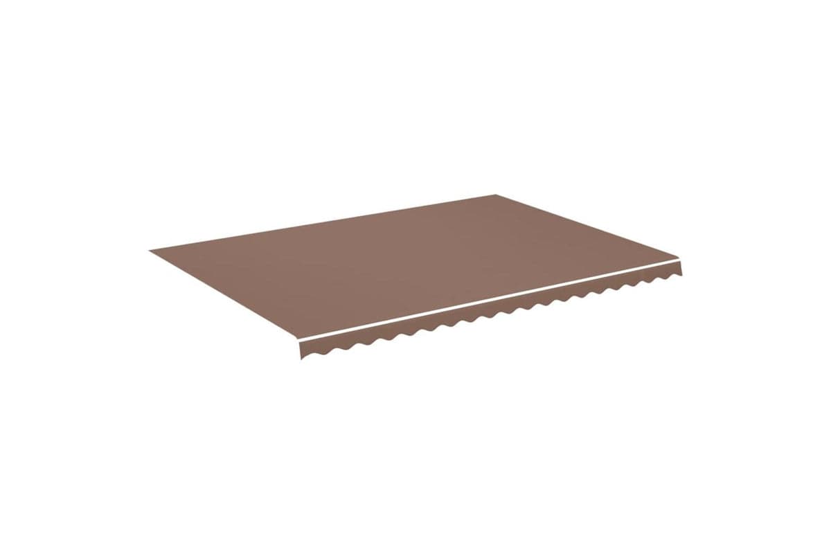 Vidaxl 311982 Replacement Fabric For Awning Brown 5x3.5 M