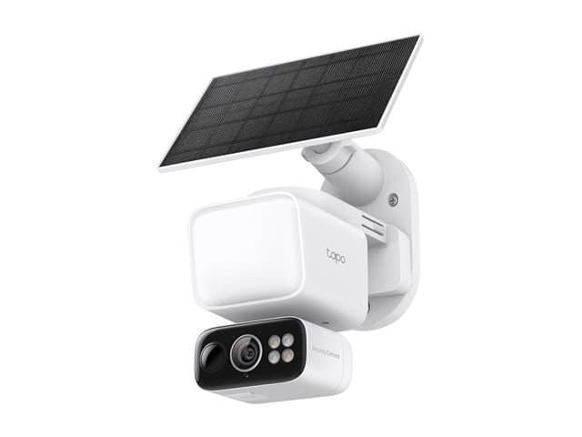 TP-LINK - Tapo C615F KIT V1 - Solar-Powered Security Camera Kit - network surveillance camera - pan / tilt - outdoor - weatherproof / dust resistant / UV resistant / water resistant - colour (Day&Night) - 3 MP - 2304 x 1296 - 2K - fixed focal - audio - wireless - W