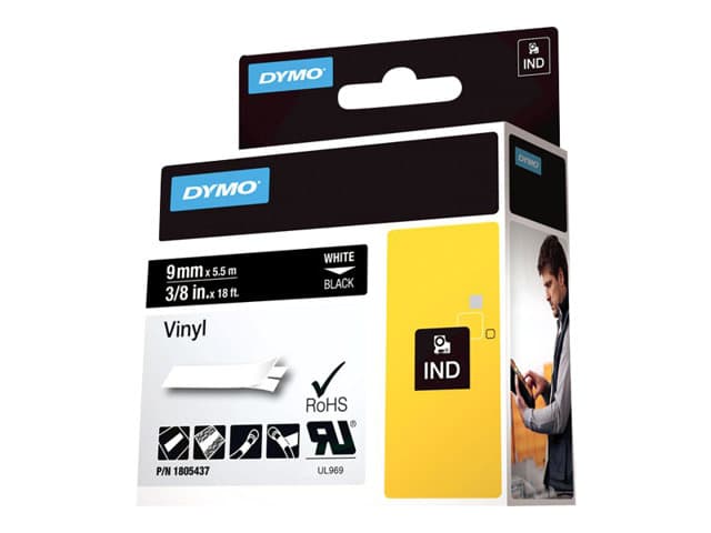 DYMO Rhino Coloured Vinyl tape