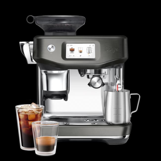 Sage the Barista Touch™ Impress – with Cold Extraction - Black Stainless Steel | SES882BST4GUK