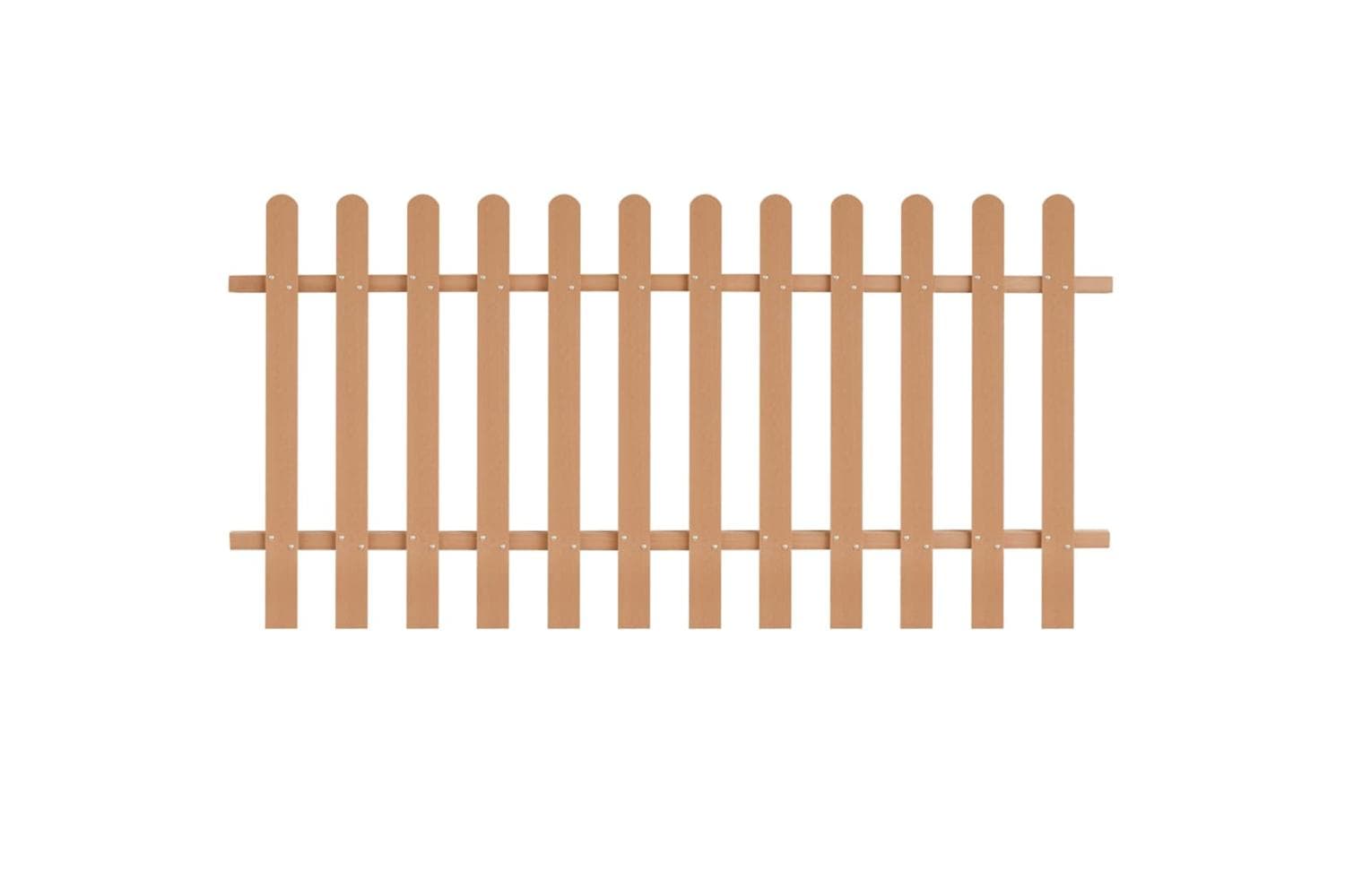 vidaXL 42824 Picket Fence Wpc 200x100cm